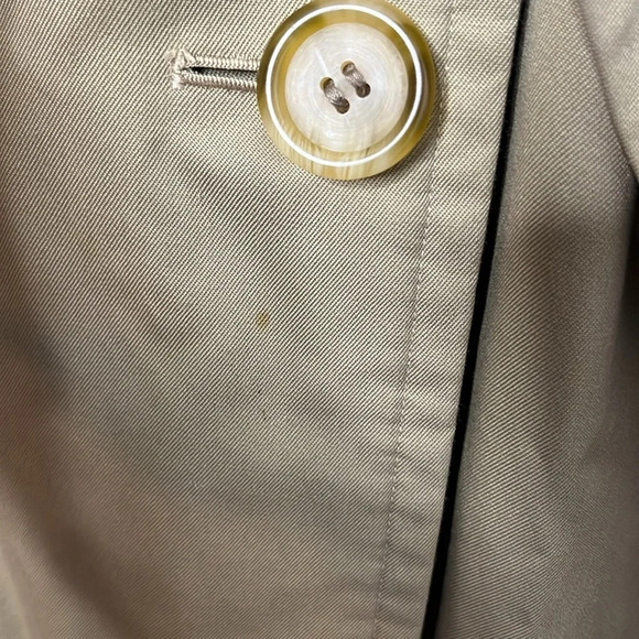 Burberry London Harrods Men’s Double Breasted Khaki Trench Coat - Picture 5 of 13